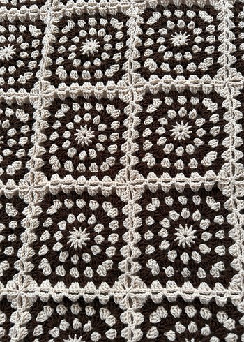 El örgüsü kareli battaniye - Görsel 2