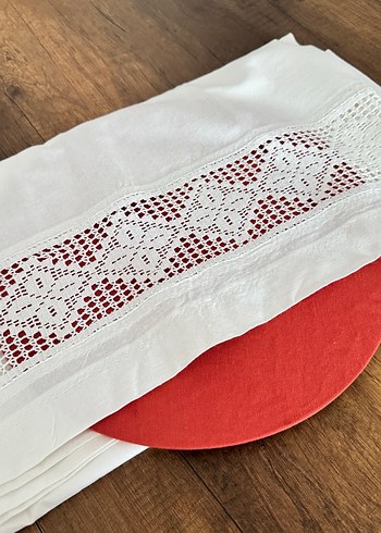 Nakışlı sarılı yatak kenarı çarşaf dantel - Görsel 3