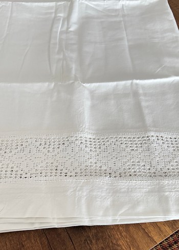 Nakışlı sarılı yatak kenarı çarşaf dantel - Görsel 5