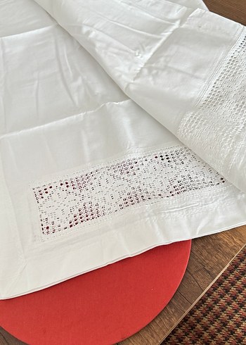 Nakışlı sarılı yatak kenarı çarşaf dantel - Görsel 2