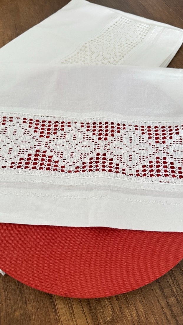 Nakışlı sarılı yatak kenarı çarşaf dantel - Görsel 4