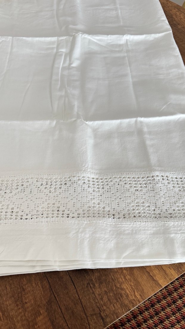 Nakışlı sarılı yatak kenarı çarşaf dantel - Görsel 5