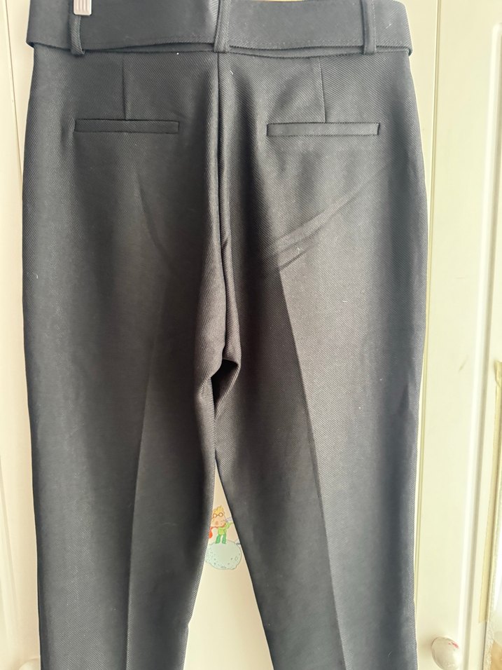 İ Kemerli Kadın Kumaş Pantolon - Görsel 2