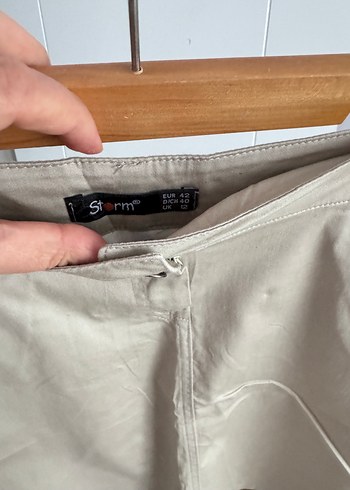 Bej Midi Kadın Mini Etek - Görsel 4