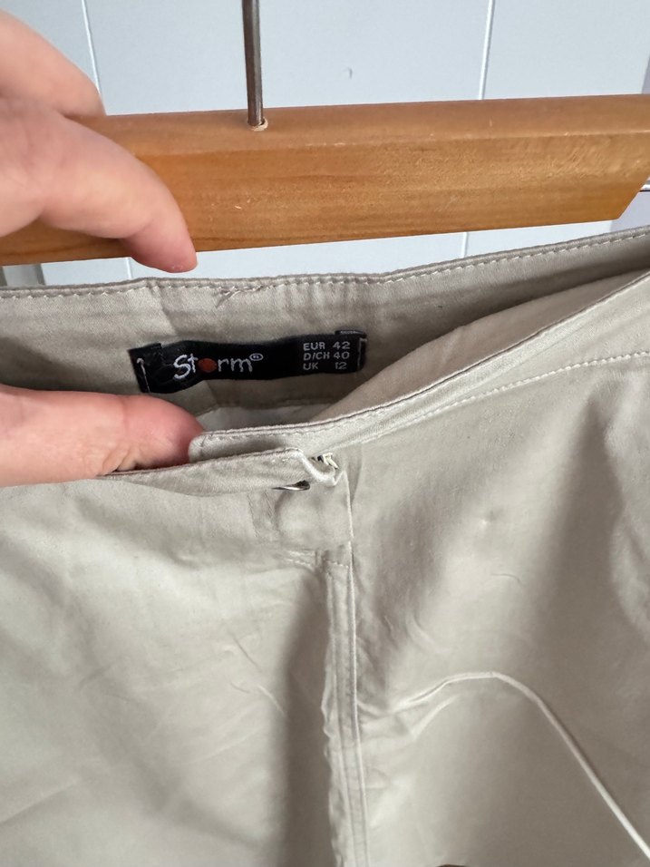 Bej Midi Kadın Mini Etek - Görsel 4