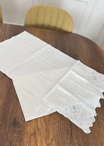 Dantel sarılı piko yastık kılıfı takımı - Görsel 4