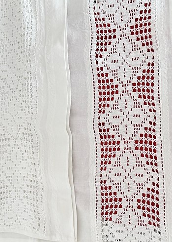 Dantel kenar yastık kılıfı piko ve sarılmış - Görsel 5