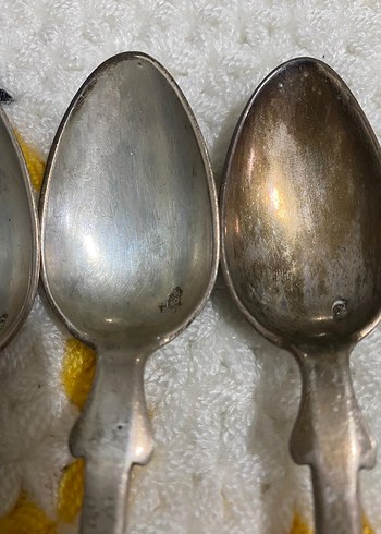 Osmanlı gümüş kaşıklar koleksiyonluk - Görsel 3
