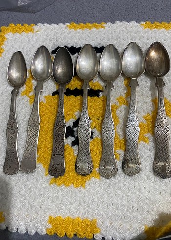 Osmanlı gümüş kaşıklar koleksiyonluk - Görsel 6