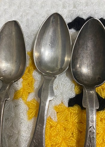 Osmanlı gümüş kaşıklar koleksiyonluk - Görsel 5