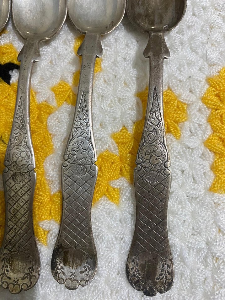 Osmanlı gümüş kaşıklar koleksiyonluk - Görsel 2