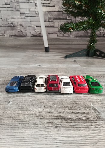 Metel Renkli Mini Oyuncak Arabalar Seti - Görsel 2