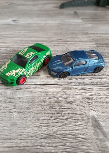 Metel Renkli Mini Oyuncak Arabalar Seti - Görsel 5