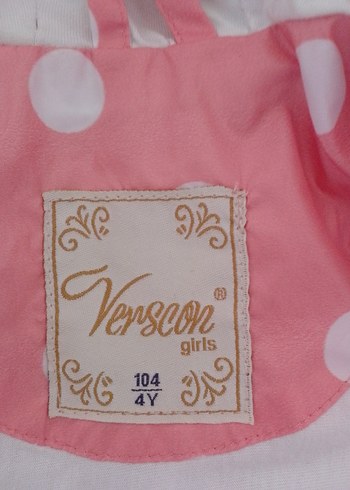 Kız Çocuk Pembe Kapüşonlu Puantiyeli Yağmurluk - Görsel 4