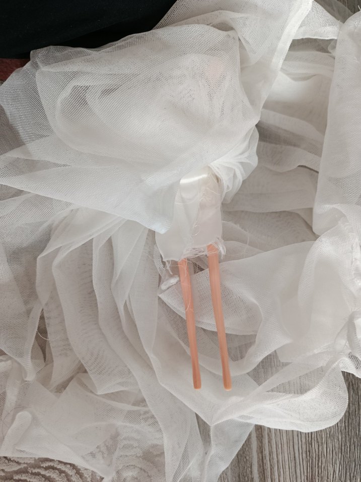 Beyaz Gelinlikli Bebek - Görsel 5