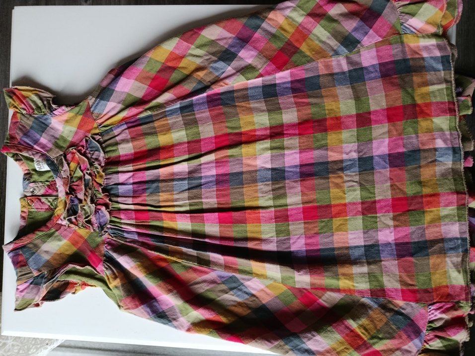 7 PARÇA TOPTAN KIZ ÇOCUK ELBİSE 6-7-8 Yaş - Görsel 4