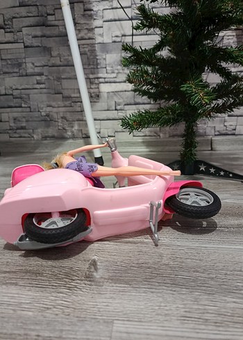 Barbie Scooter,kask ve bebeği... - Görsel 5
