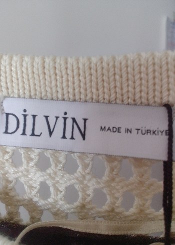 Uzun Beyaz Örgü Kadın Elbise - Görsel 4