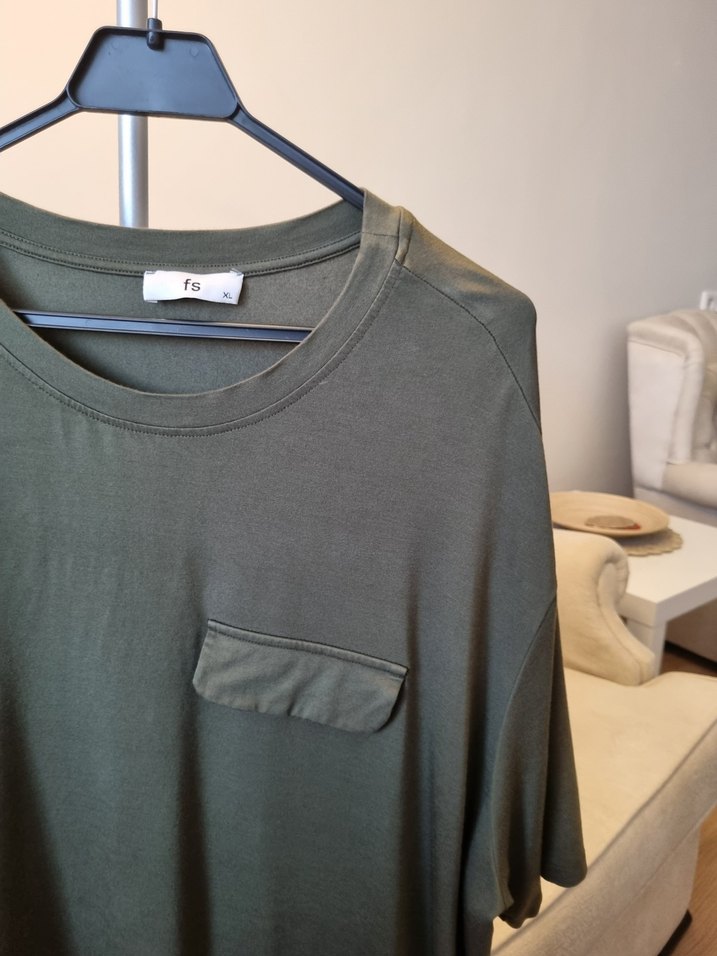 faik sönmez bluz xl haki yeşili - Görsel 2