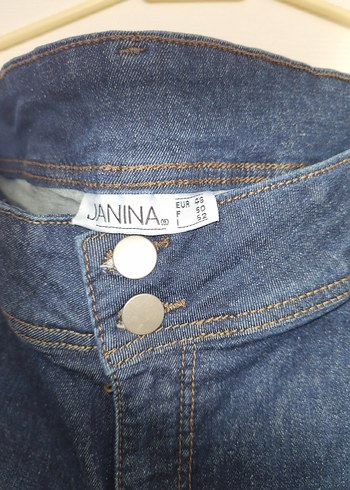Kadın Lacivert jean dar kesim yüksek bel 48 bedenama50 bedengibi - Görsel 3