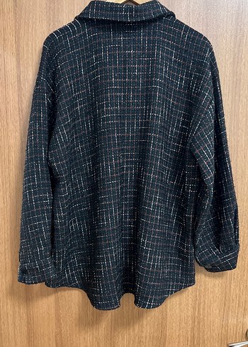 LCW Modest Siyah Kruvaze Gömlek - Görsel 4