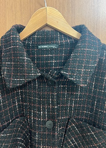 LCW Modest Siyah Kruvaze Gömlek - Görsel 3