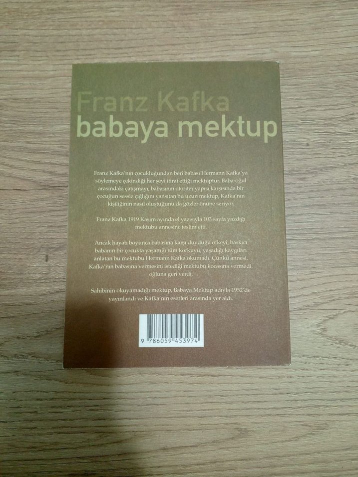 Franz Kafka - Babaya Mektup - Görsel 2
