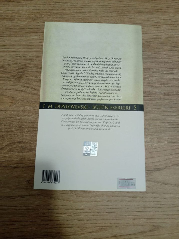 Yeraltından Notlar - Fyodor Dostoyevski - Görsel 2