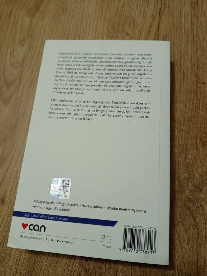 Üğültülü Tepeler - Emily Brontë - Görsel 2