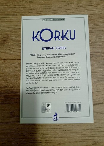 Korku - Stefan Zweig - Görsel 2