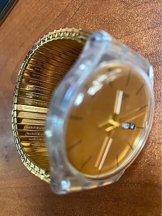  Beden altın Renk Swatch saat orjinal