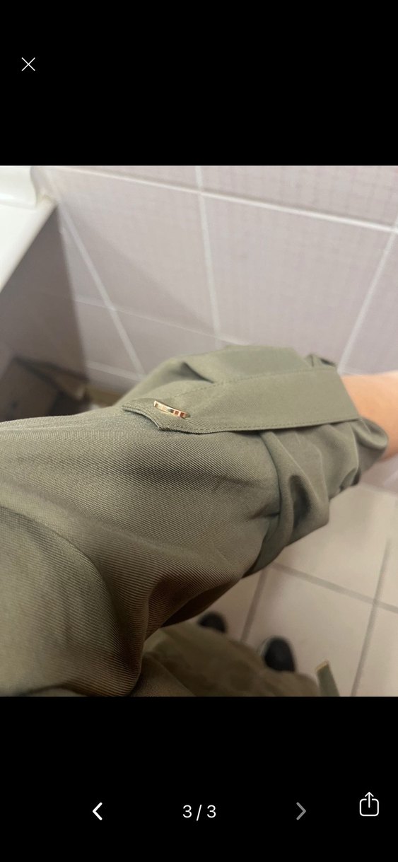 Zara ince ceket /trençkot - Görsel 2