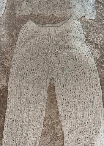 Bohem Örgü Kadın Plaj takım - Görsel 3