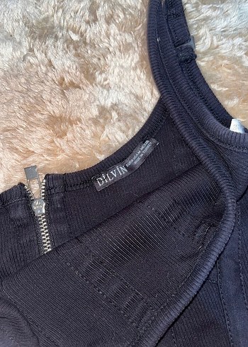 Kadın Siyah Kolsuz Bustiyer - Görsel 2