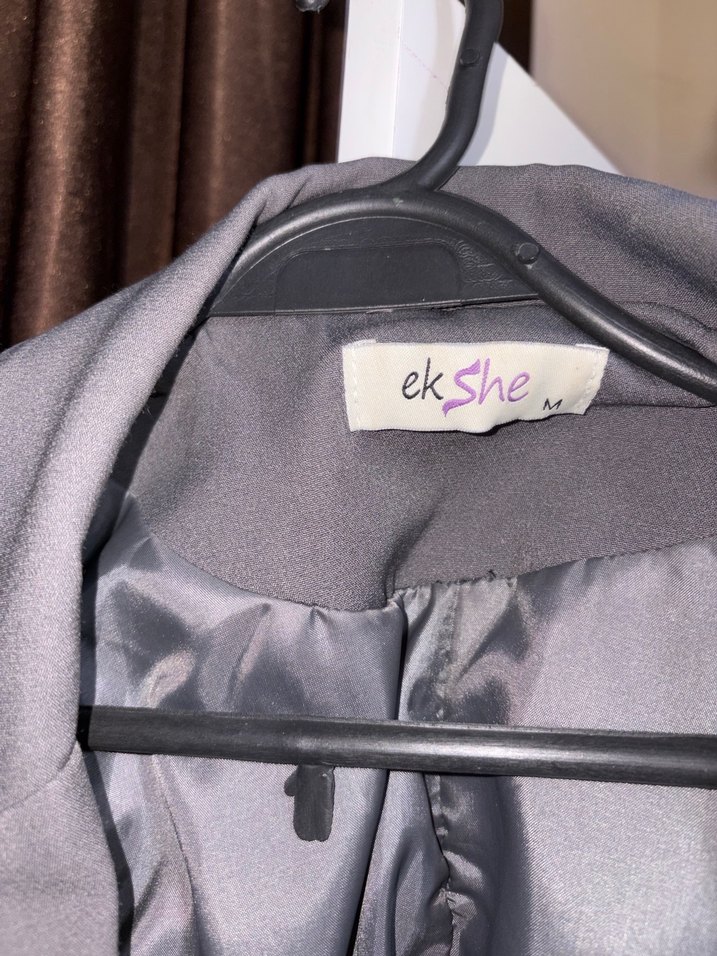 Gri blazer - Görsel 2