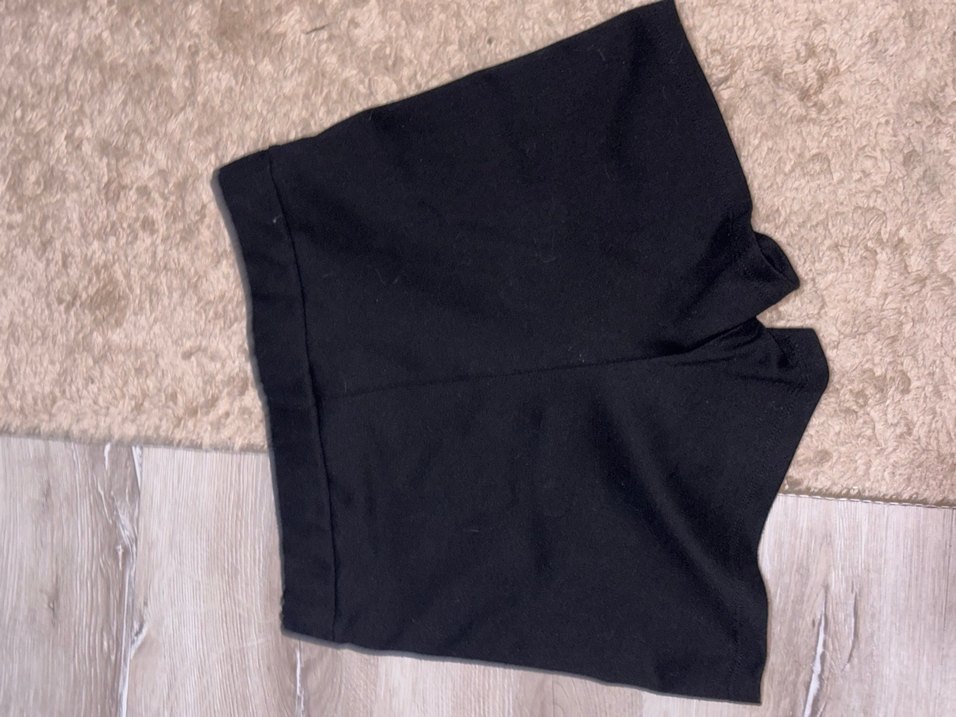 Düğmeli Siyah Mini Şort Etek - Görsel 2