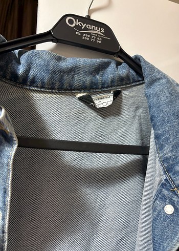 Kesikli crop kot ceket - Görsel 2