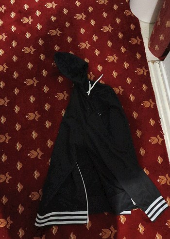 Siyah Kapüşonlu Fermuarlı Erkek Polar Fosforlu - Görsel 5