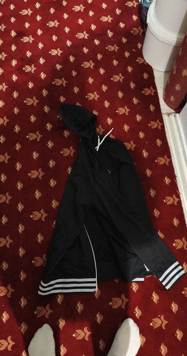 Siyah Kapüşonlu Fermuarlı Erkek Polar Fosforlu - Görsel 5