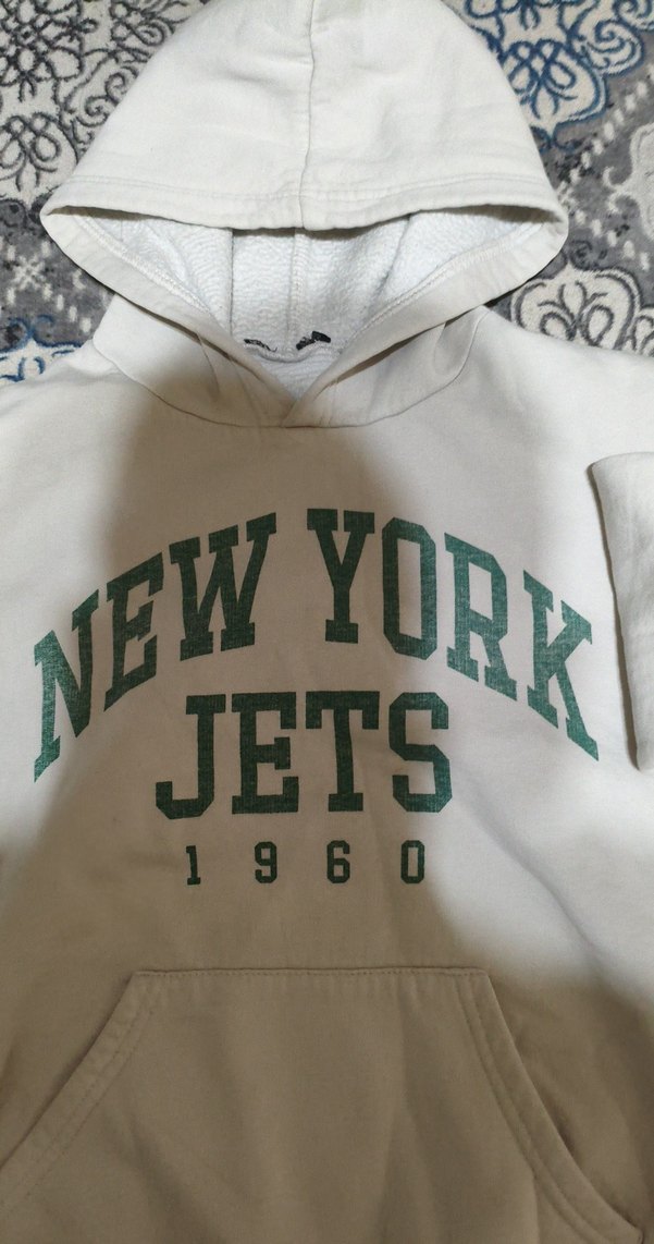 Beyaz Kapüşonlu New York Jets Sweatshirt - Görsel 2