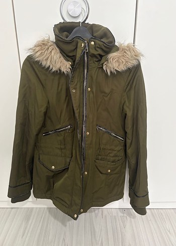 Kadın Kahverengi Kürklü Midi Kaban - Görsel 6