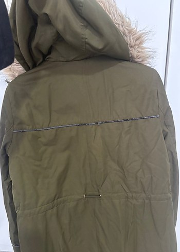 Kadın Kahverengi Kürklü Midi Kaban - Görsel 5