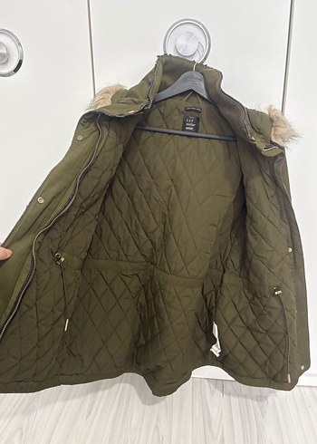 Kadın Kahverengi Kürklü Midi Kaban - Görsel 4