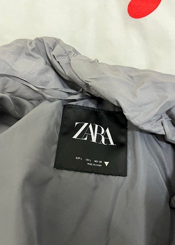 Gri Kısa Kesim Kadın Kış Montu - Görsel 3