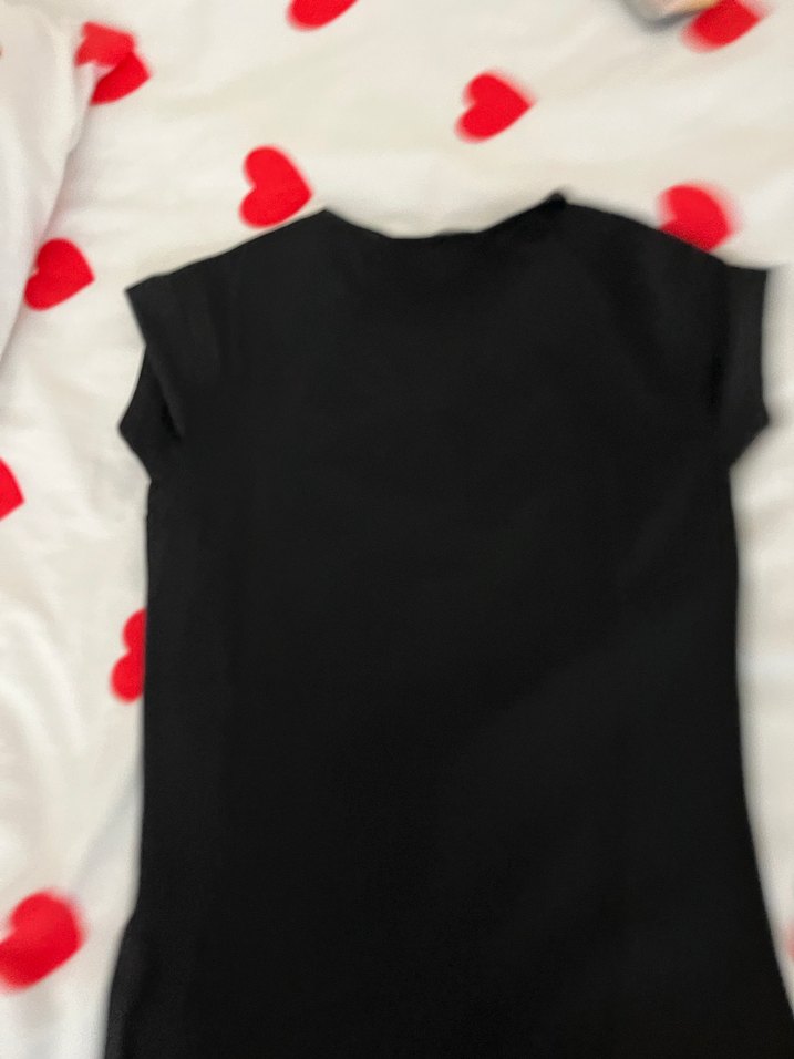 Siyah Kısa Kollu Tişört - Görsel 2