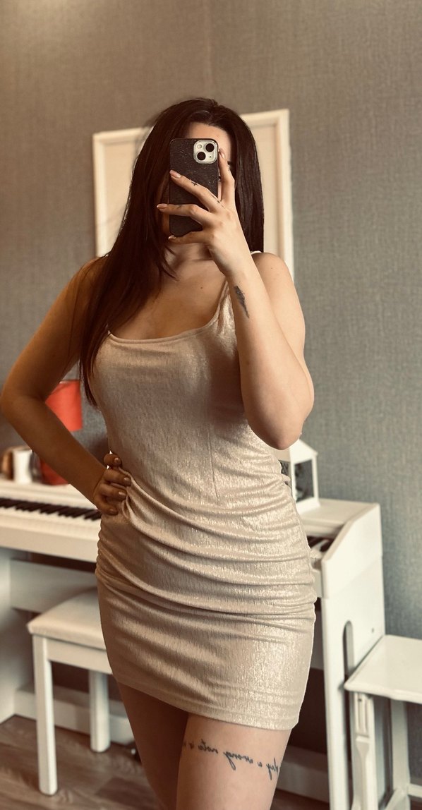 KOTON Parlak Dore Astarlı Mini Elbise - Görsel 2