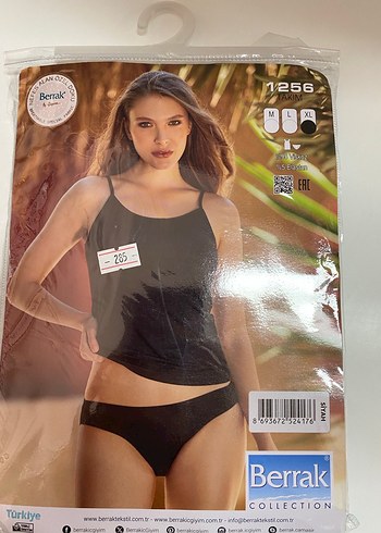 Berrak Beyaz Mini Atlet ve Külot Takımı - Görsel 3