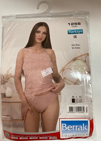 Berrak Beyaz Mini Atlet ve Külot Takımı - Görsel 2