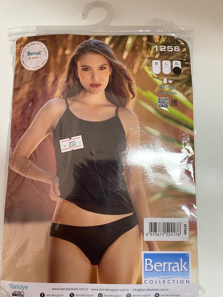 Berrak Beyaz Mini Atlet ve Külot Takımı - Görsel 3