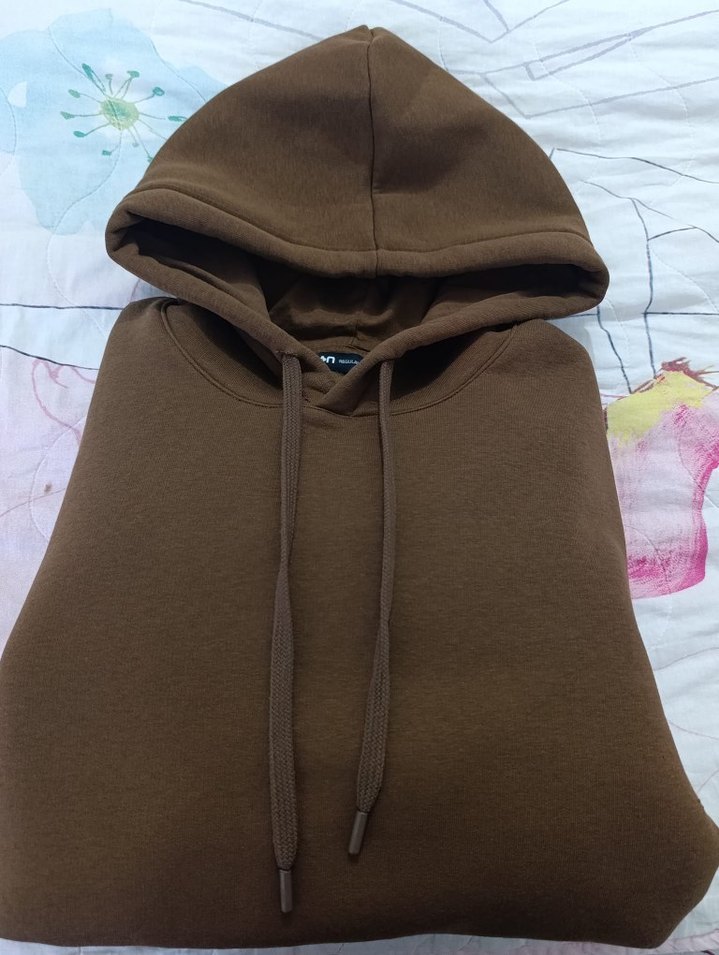 Koton Kahverengi Kapüşonlu Sweatshirt (XXL Beden) - Görsel 3